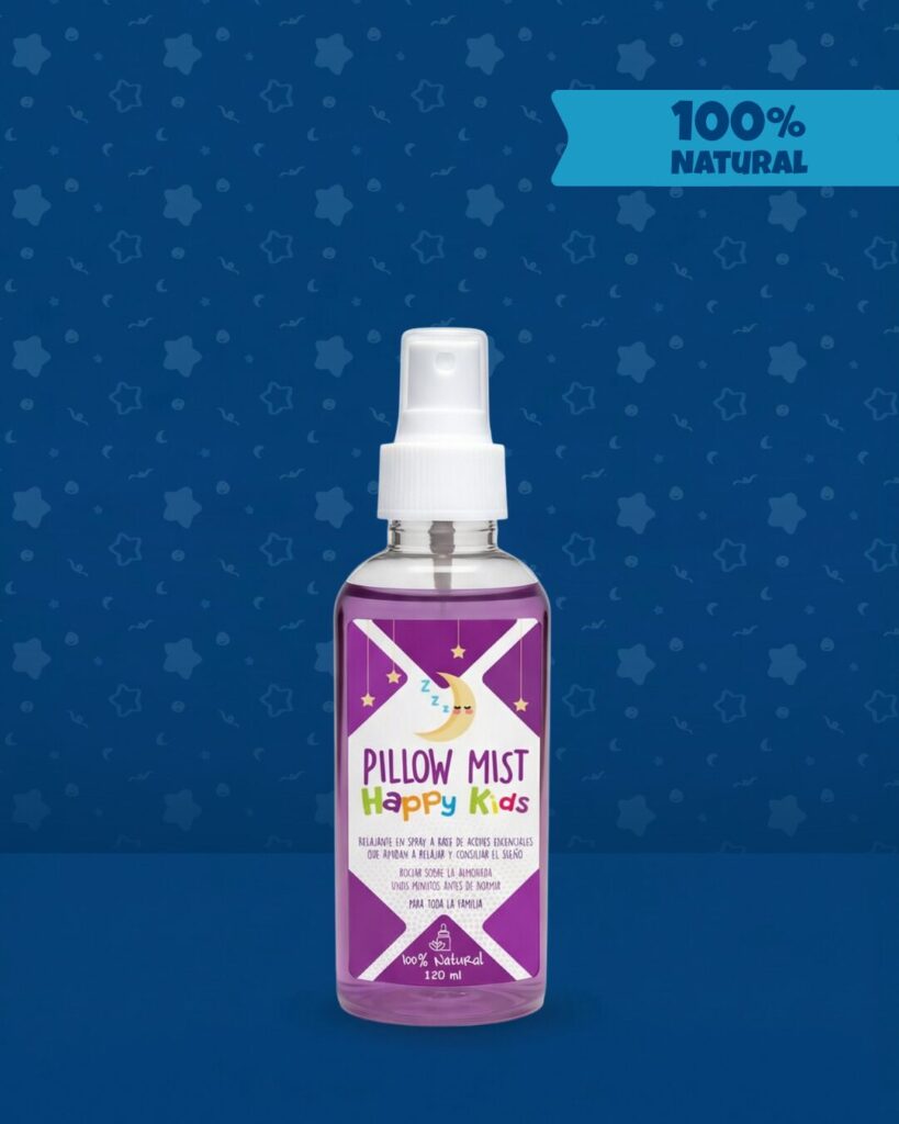 Spray relajante para dormir niños Happy Kids, Pillow Mist