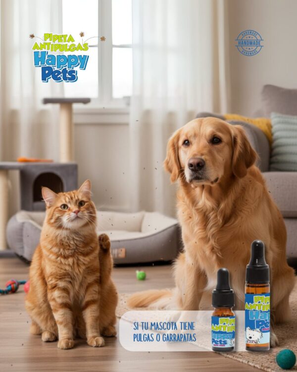 Pipeta Antipulgas Natural Happy Pets – Gatos🐱 - Image 2