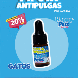Pipeta Antipulgas Natural Happy Pets – Gatos🐱