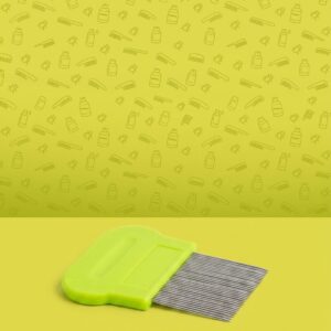 Peine liendrero para piojos Happy Kids, acero inoxidable