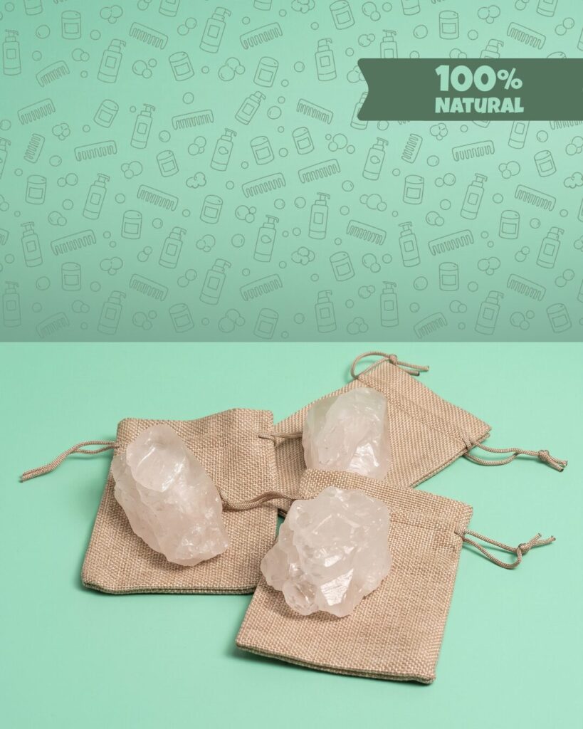 Piedra de alumbre desodorante natural Happy Kids