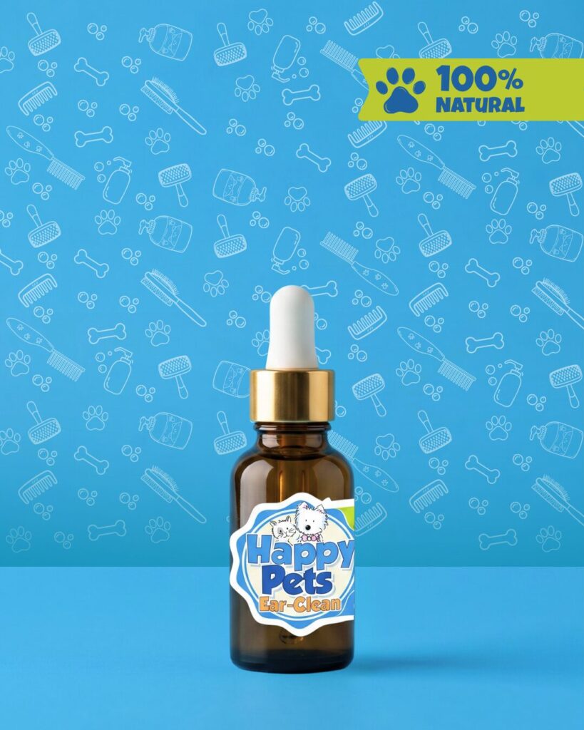 Limpiador de oídos para perros y gatos Happy Pets, Ear Clean