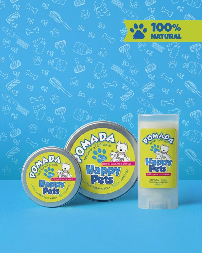 Pomada cicatrizante para perros y gatos Happy Pets, presentaciones 20g, 30g y 60g